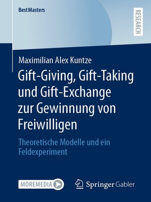 cover image of Gift-Giving, Gift-Taking und Gift-Exchange zur Gewinnung von Freiwilligen